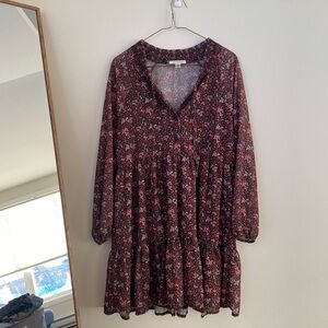 NWOT American Eagle tiered chiffon dress